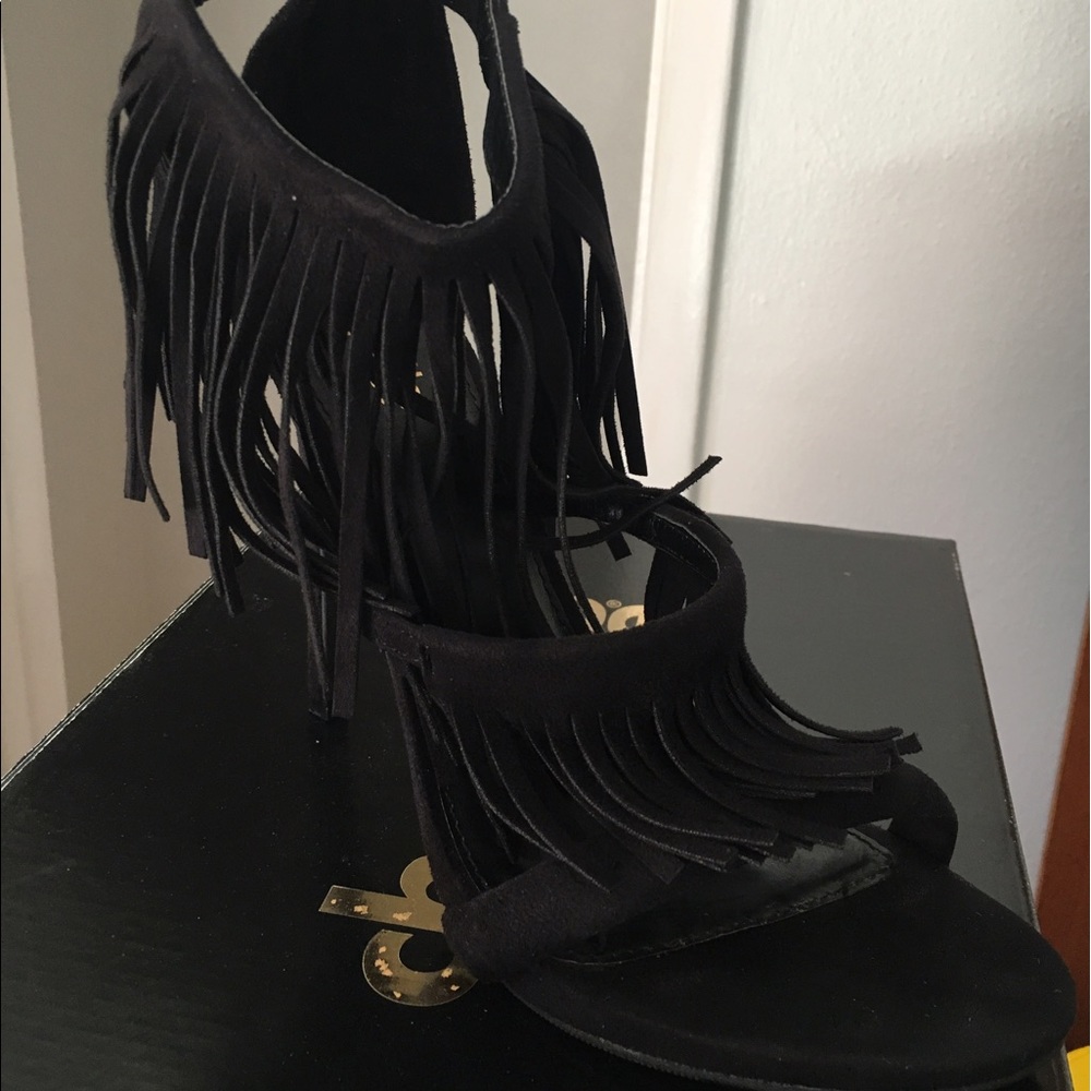 Charlotte Russe fringe heel