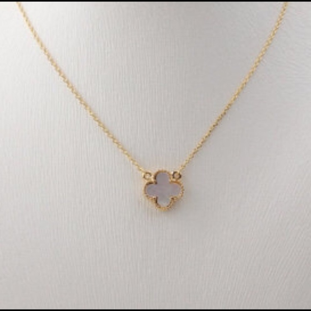 White Clover Necklace