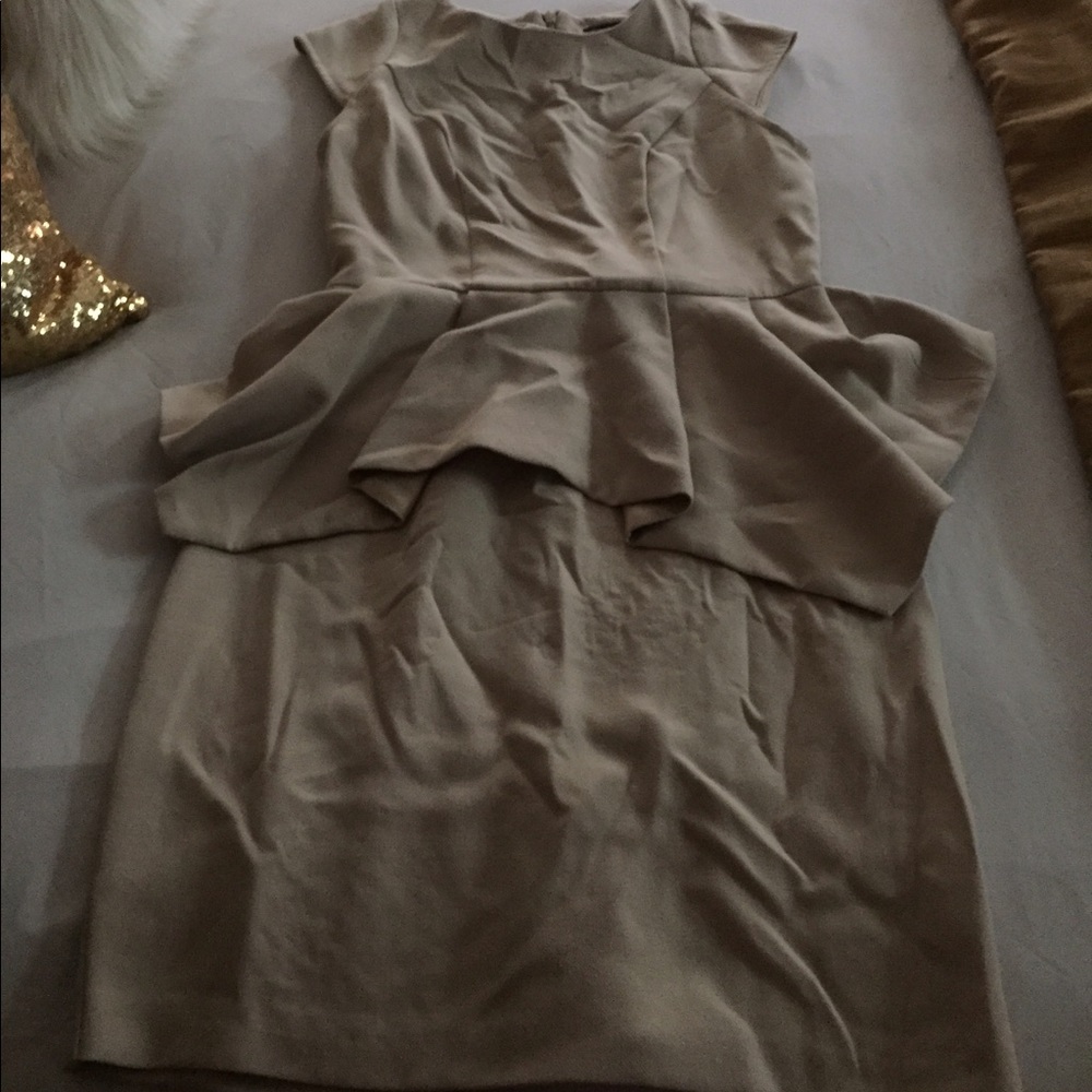 Tan dress