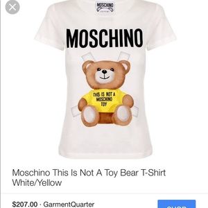 Moschino bear tshirt