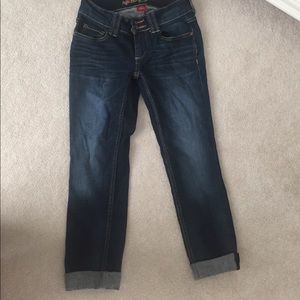 Arizona crop jeans (size 0)