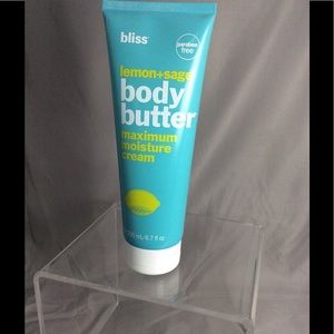 Bliss Body butter lemon & sage new 6.7 oz.