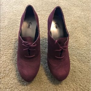 Maroon Fiomi heels