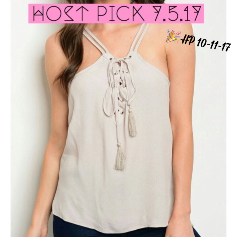 Tie Tassel Top
