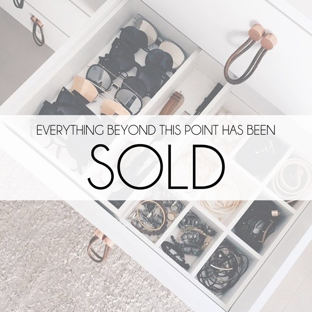 SOLD ITEMS ONLY