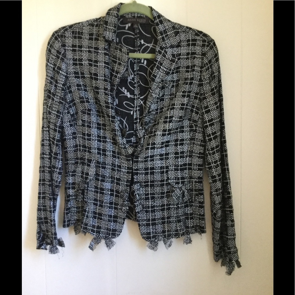 Anne Klein 100% Silk Dinner Jacket