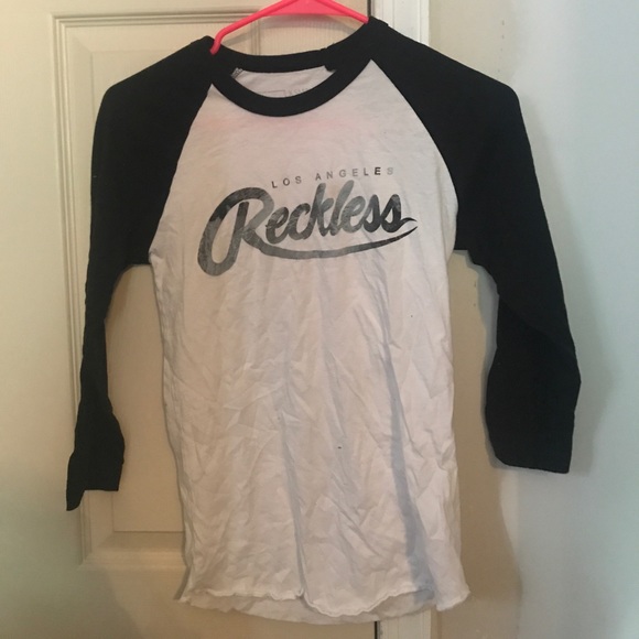 Young and Reckless Baseball Tee - Picture 1 of 4