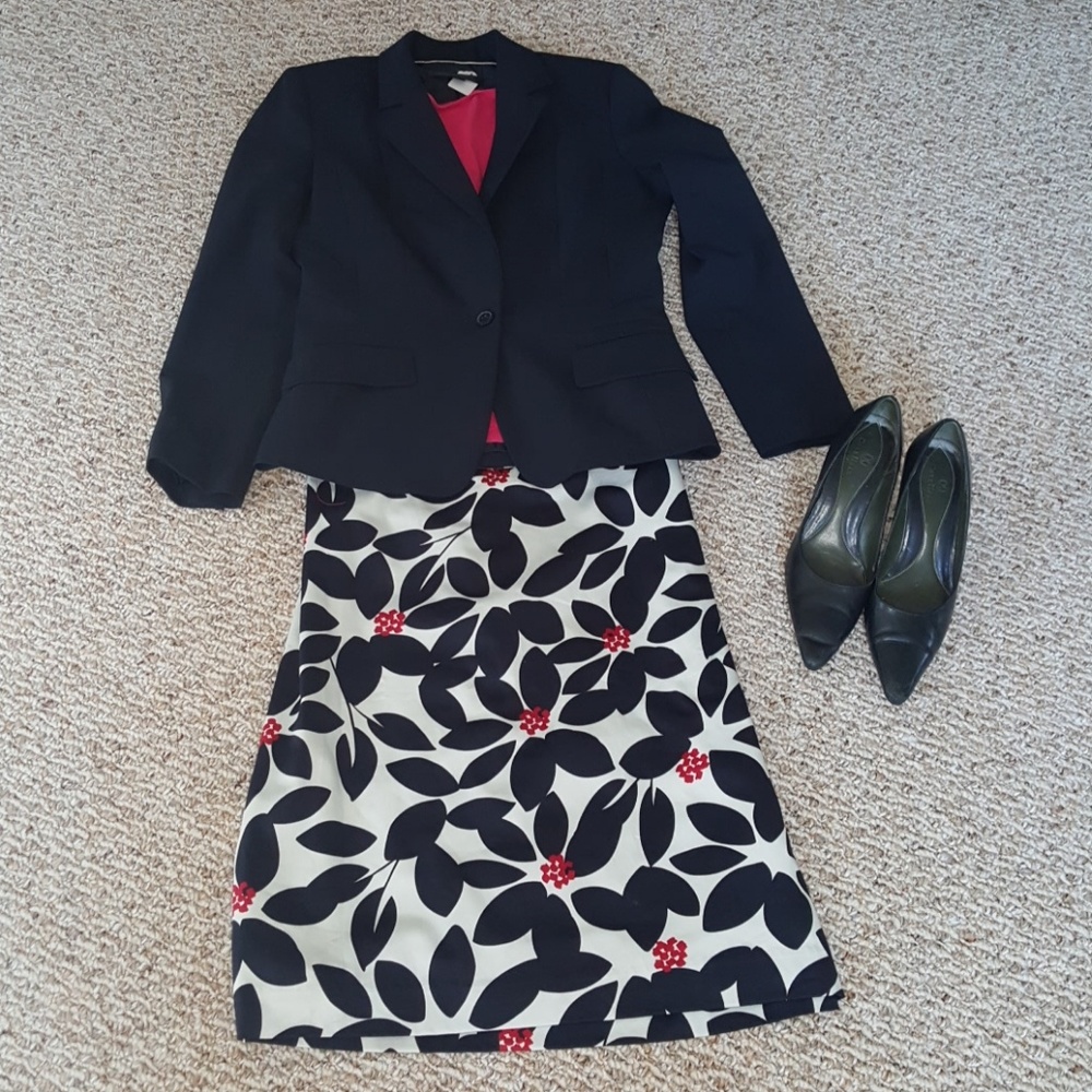 Anne Klein Navy Blue Jacket