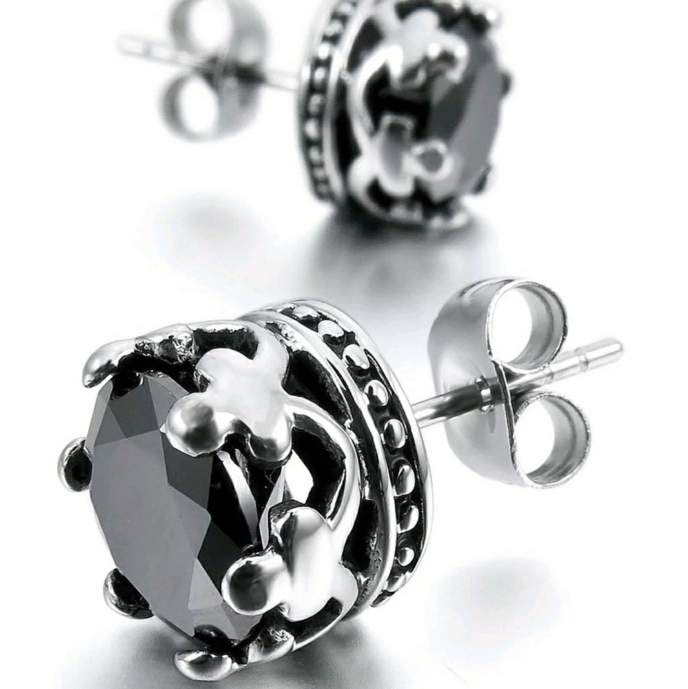 °•● Royal Crown Earrings ●•°