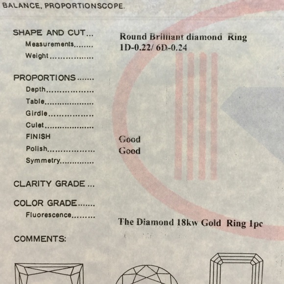 18K Round Brilliant Diamond Ring - Picture 8 of 8