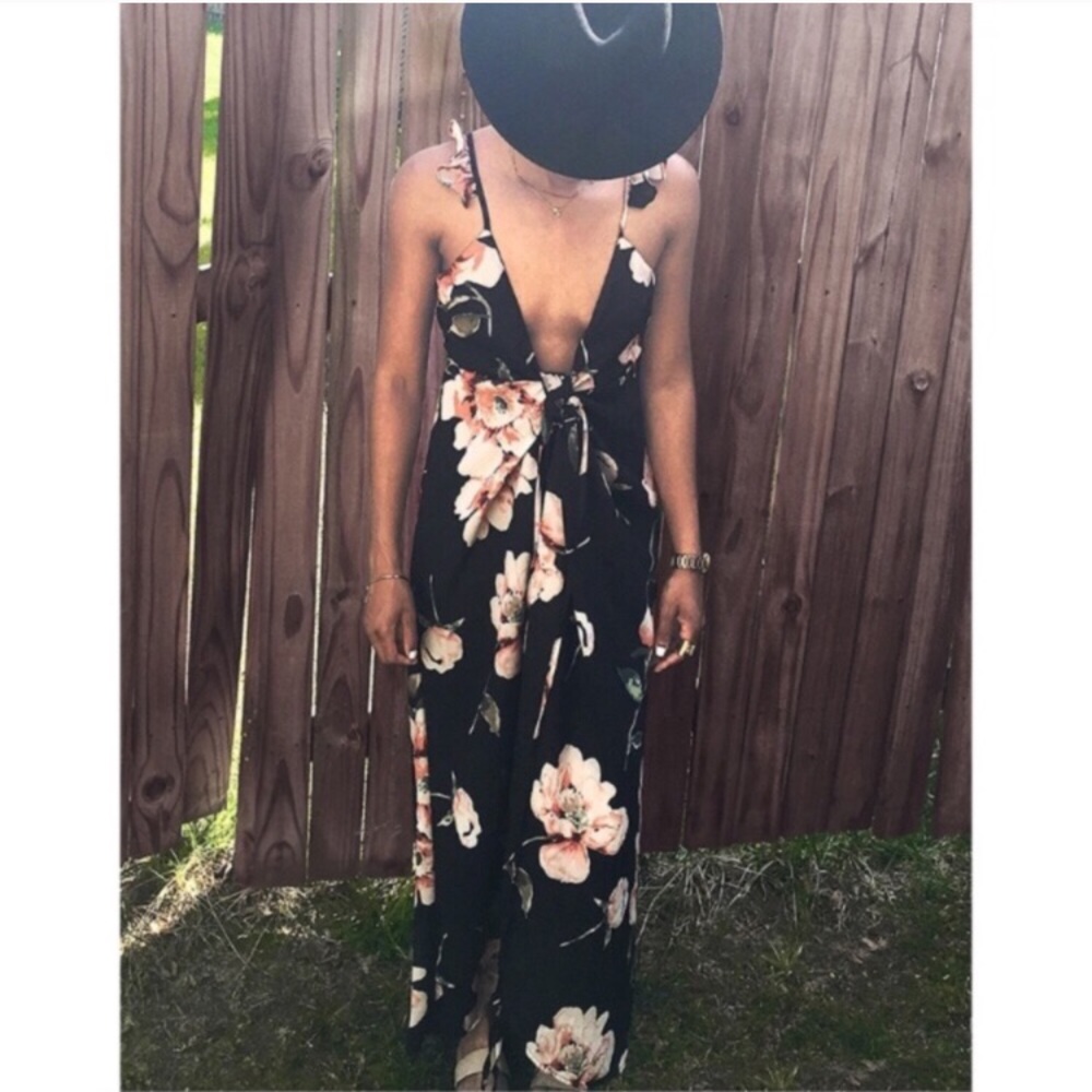 Gorgeous Floral Maxi Wrap Dress