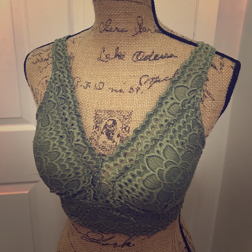 Green bralette
