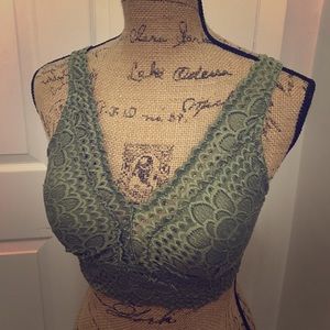 Green bralette