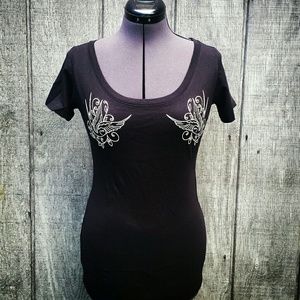 SALE NWT Rock Steady Swallows Pinup T-Shirt L