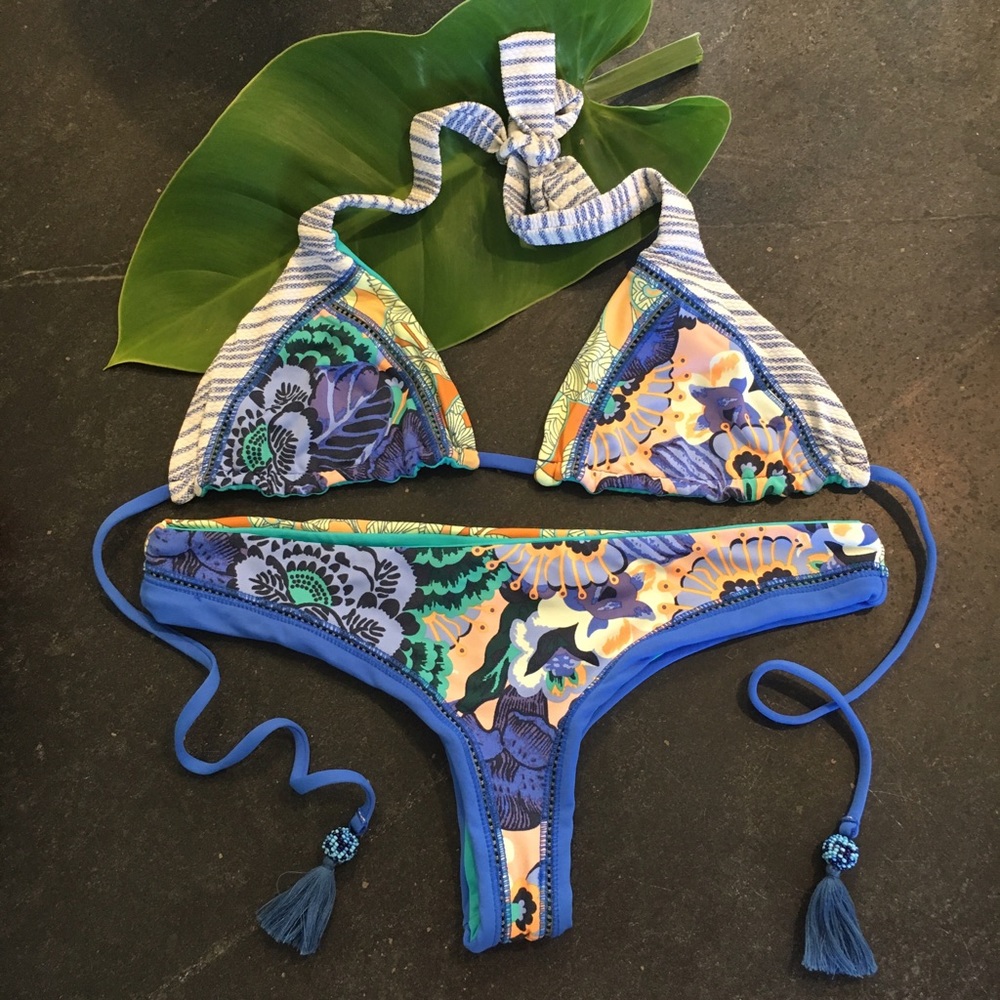Maaji Reversible Blues Bikini Set