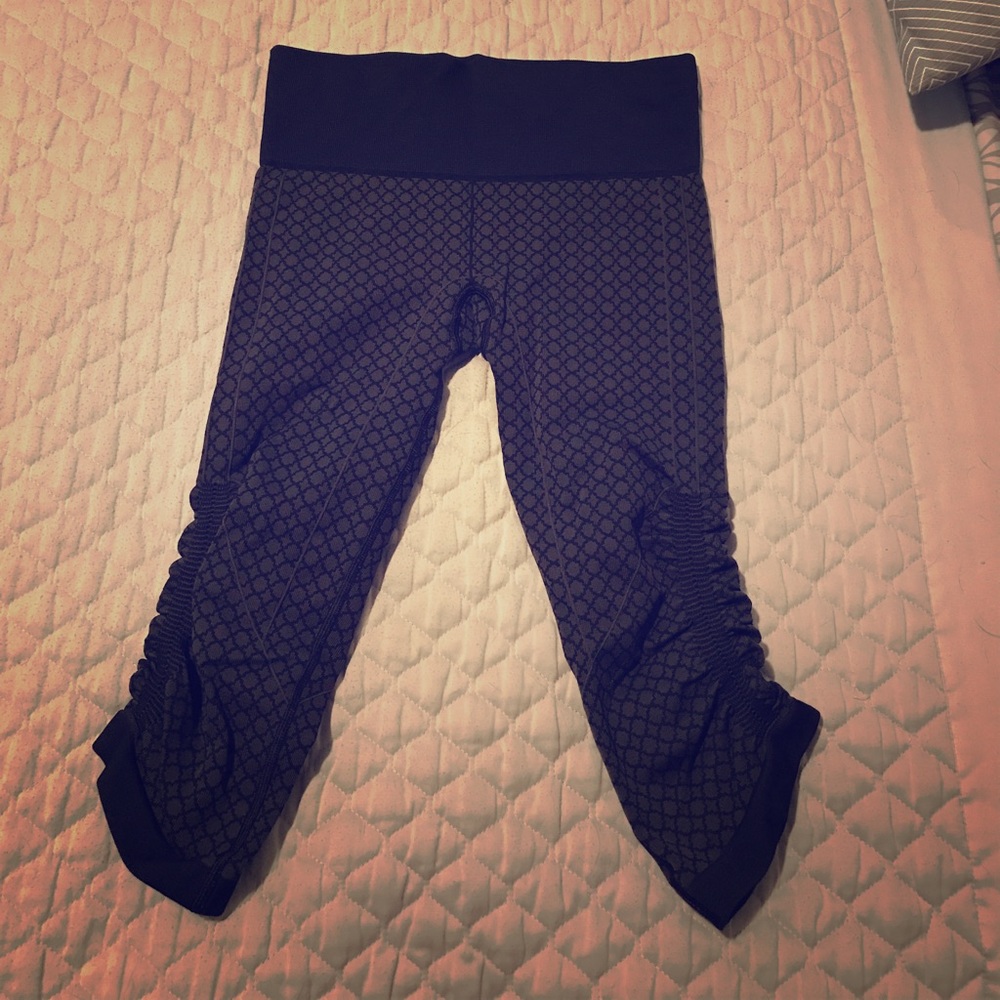 Lululemon compression crops.
