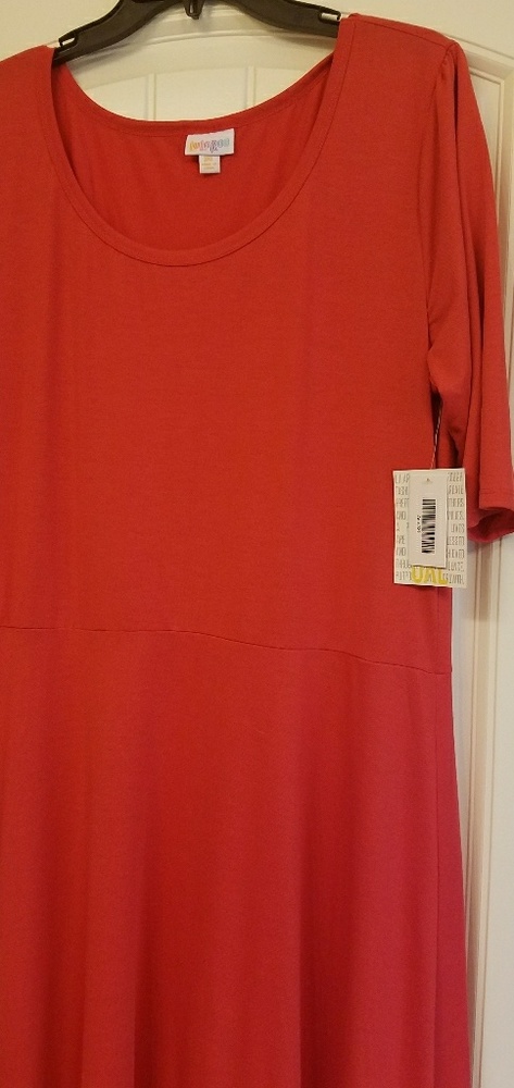3XL Lularoe Solid Red Ana