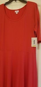 3XL Lularoe Solid Red Ana