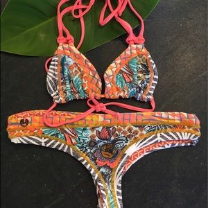 Maaji Reversible Orange Bikini Set