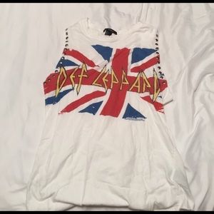 Forever 21 Def Leppard muscle tee