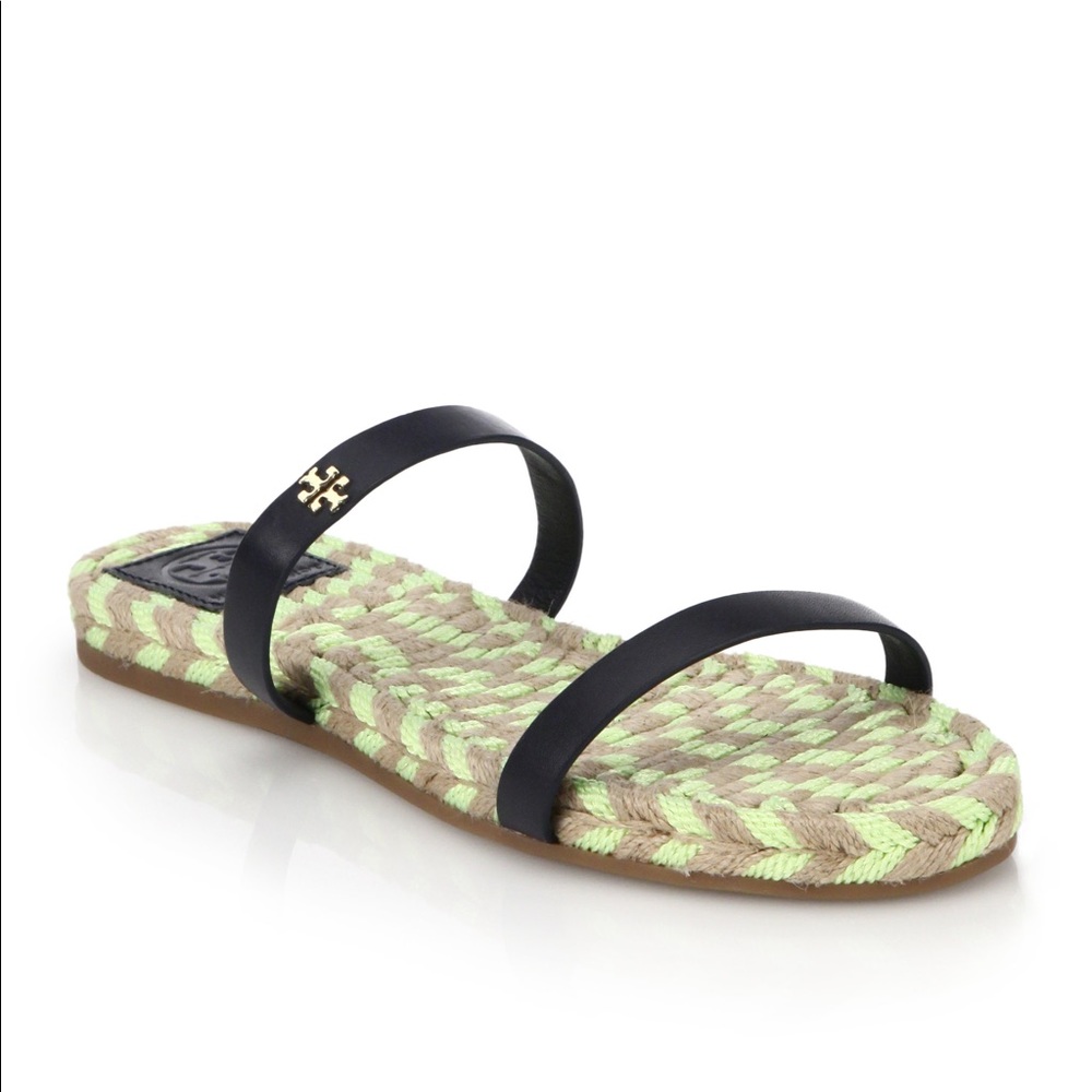 Leather espadrilles sandals