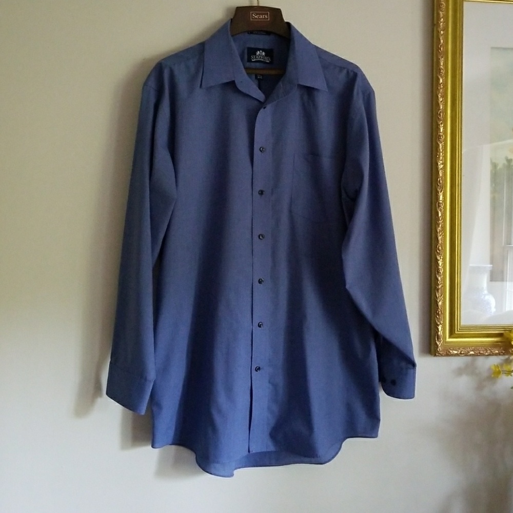 Stafford men's blue shirt in great condition