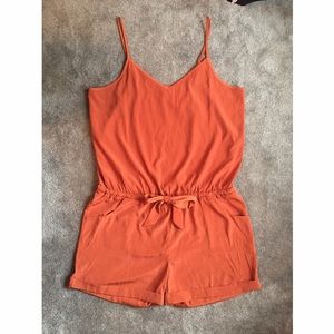 NWT J Crew Burnt Orange Romper