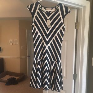 Black and White Banana Republic Dress