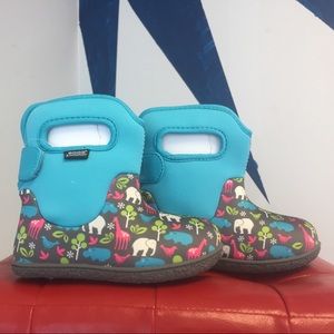Baby Bogs Classic Aqua Multi Size 8
