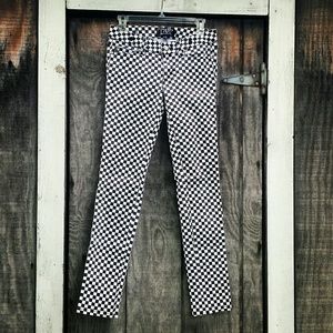 SALE Tripp NYC Checker Print Punk Jeans Size 5