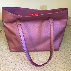 Purple handbag