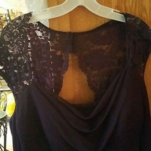 Purple bridesmaid dress