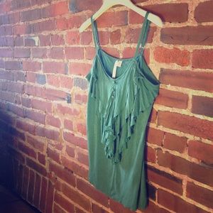 ☀️LC Lauren Conrad ruffle tank top