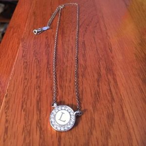 "L" Necklace : Never Worn