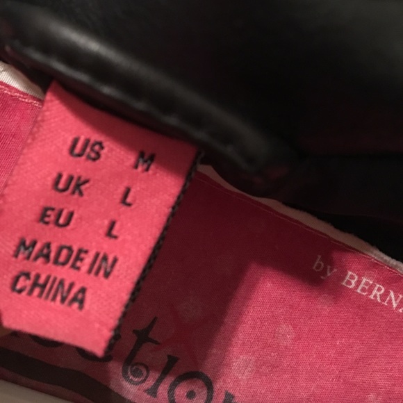 B.P Nordstrom Black Leather Jacket - M - Picture 2 of 4