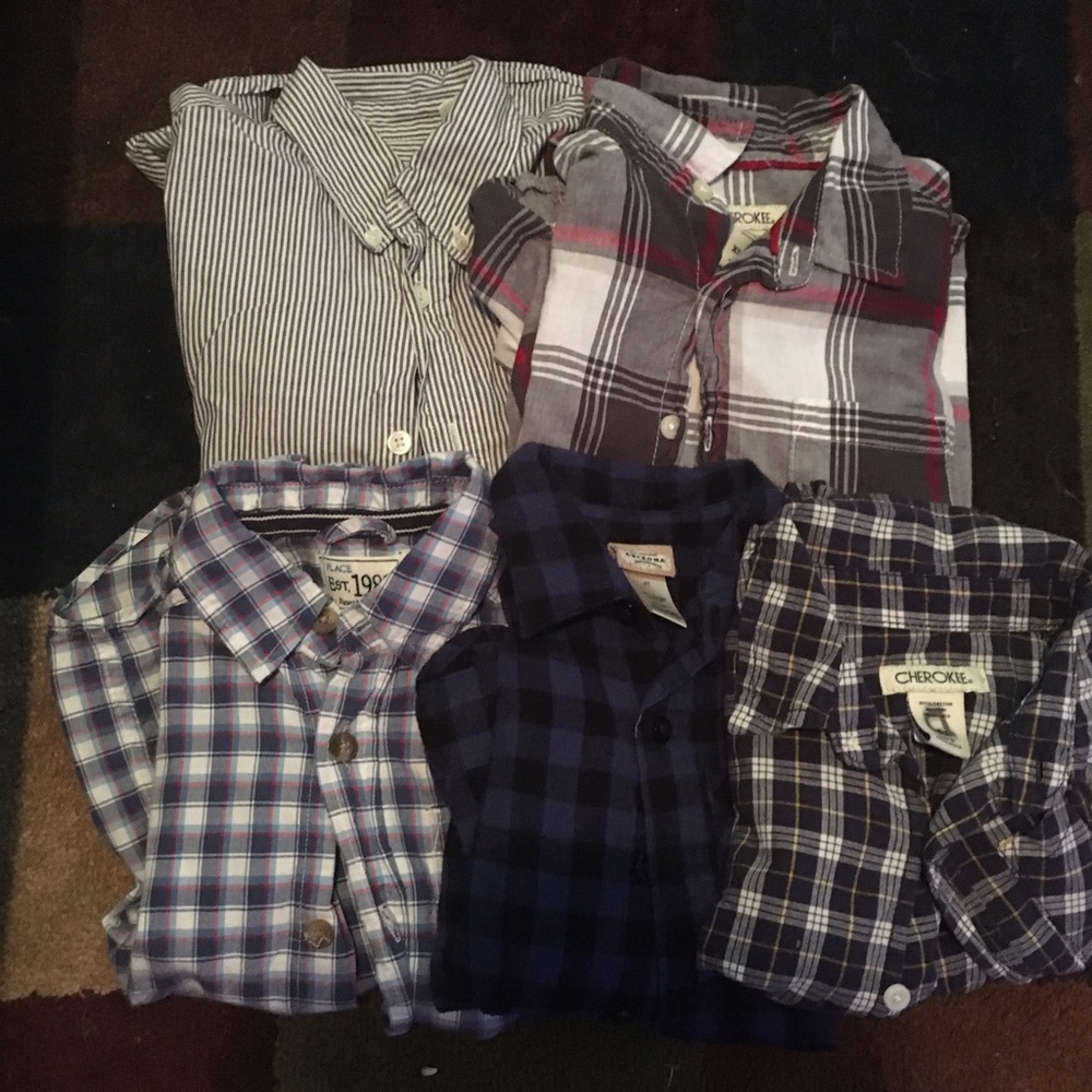 5 dress shirts for size 4T