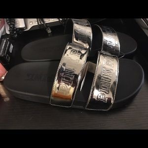 Victoria's Secret pink slides