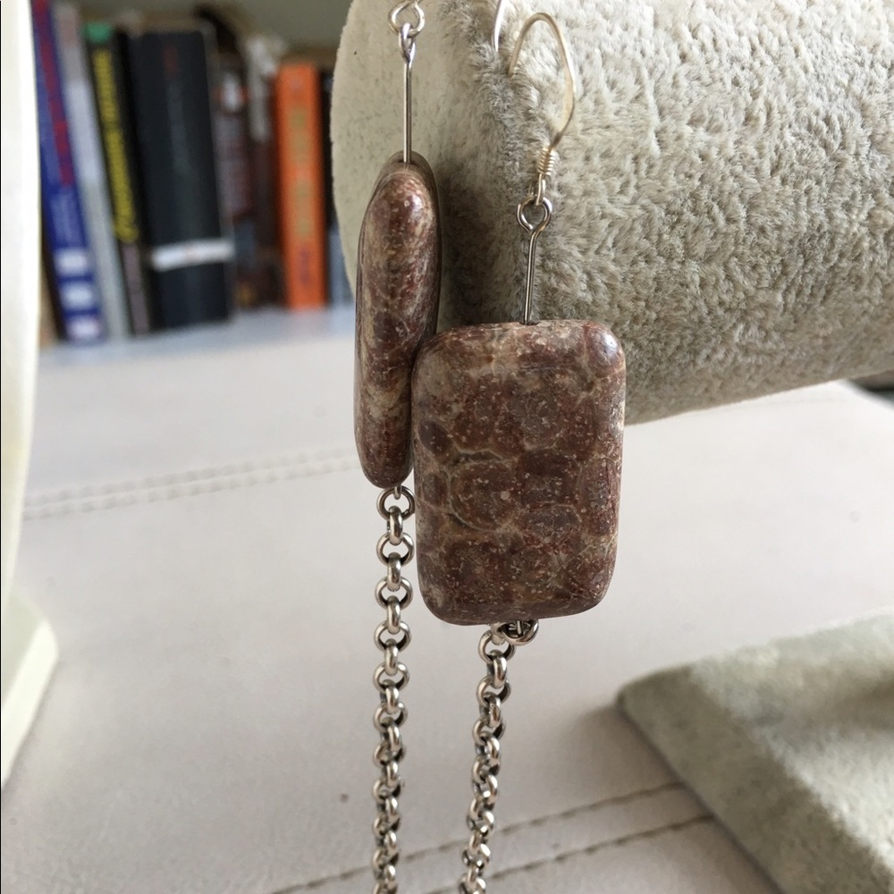 Handmade sterling silver earrings