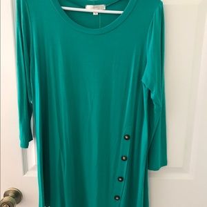 NWT teal top