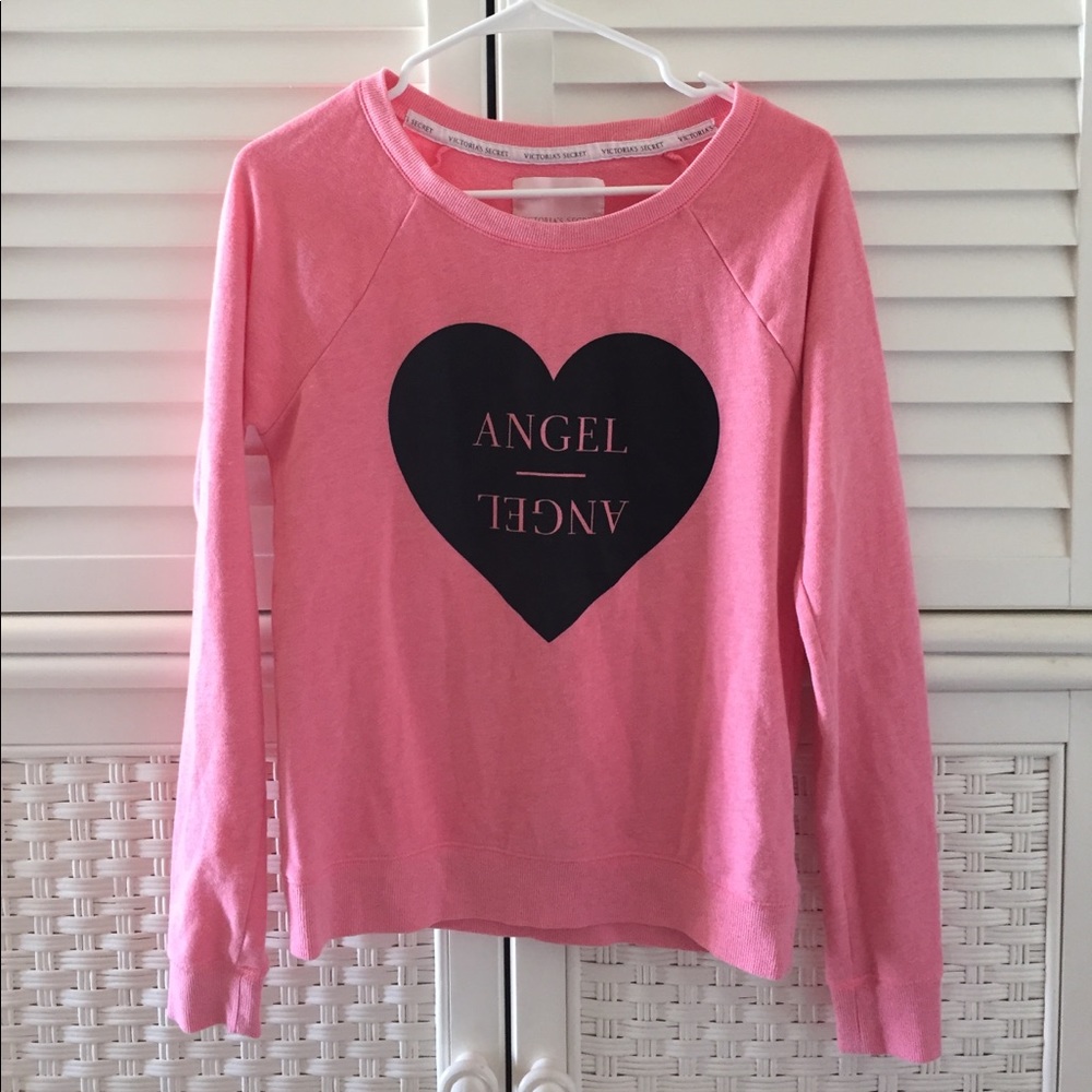 Victoria's Secret ANGEL Pink XS sweatshirt crew