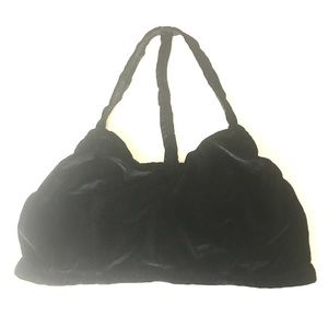 Black Velvet Halter Bralette