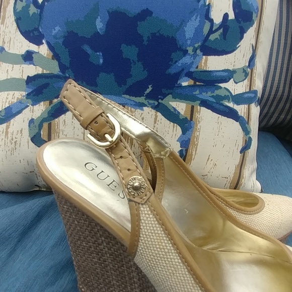 Guess. Canvas Wedges - Picture 4 of 4