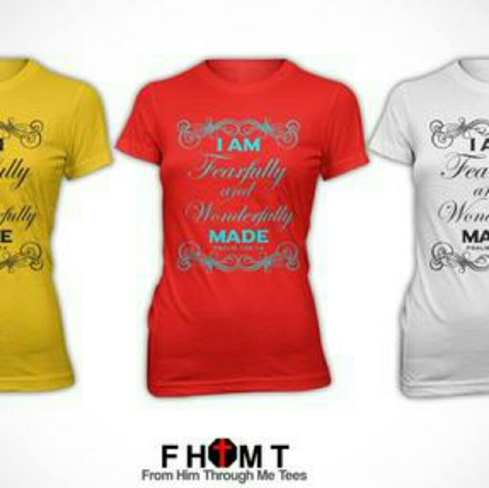 Women's custom inspirational tees