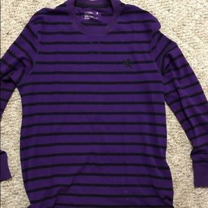 Purple and black  express sweater