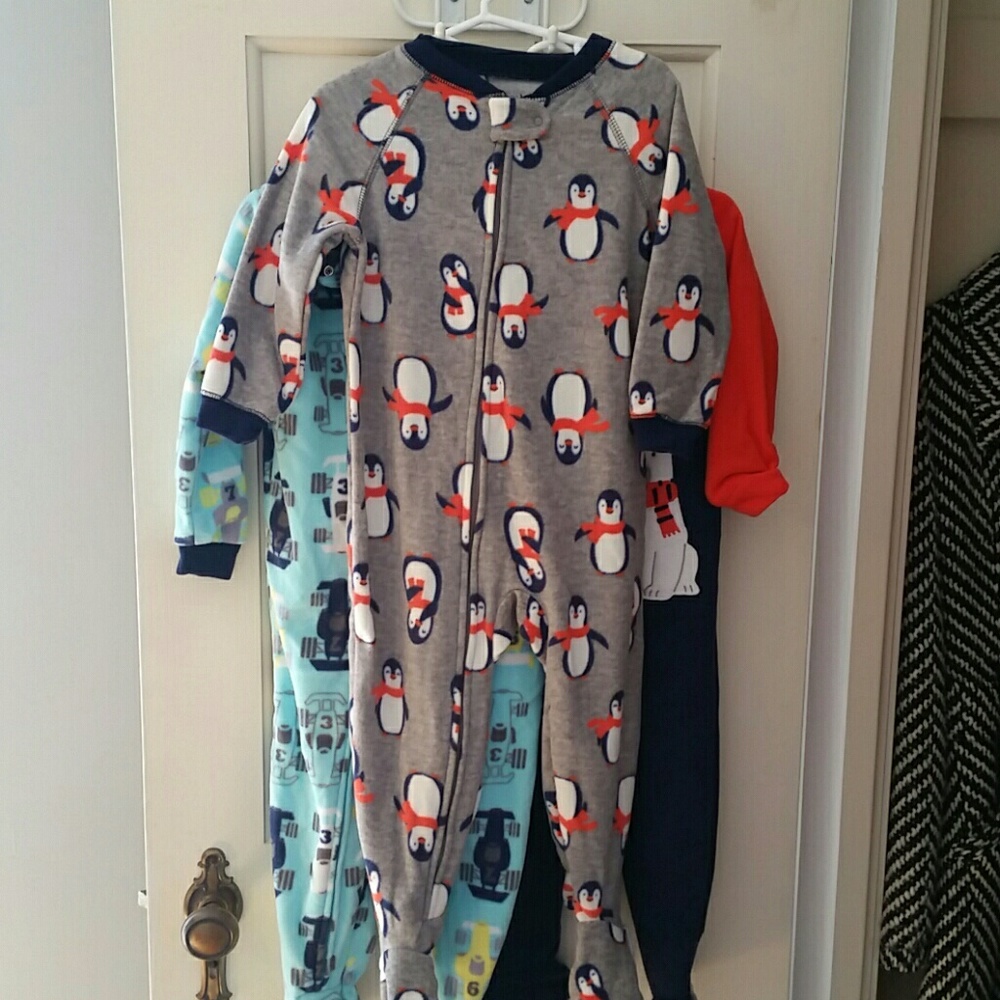 Carters 3 Footie Pajamas, NWOT