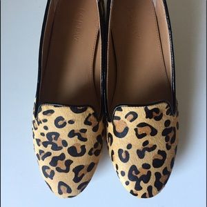Leopard print loafers
