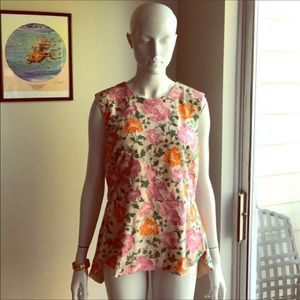 BCBGMaxAzria Lace Floral Peplum Top!!!