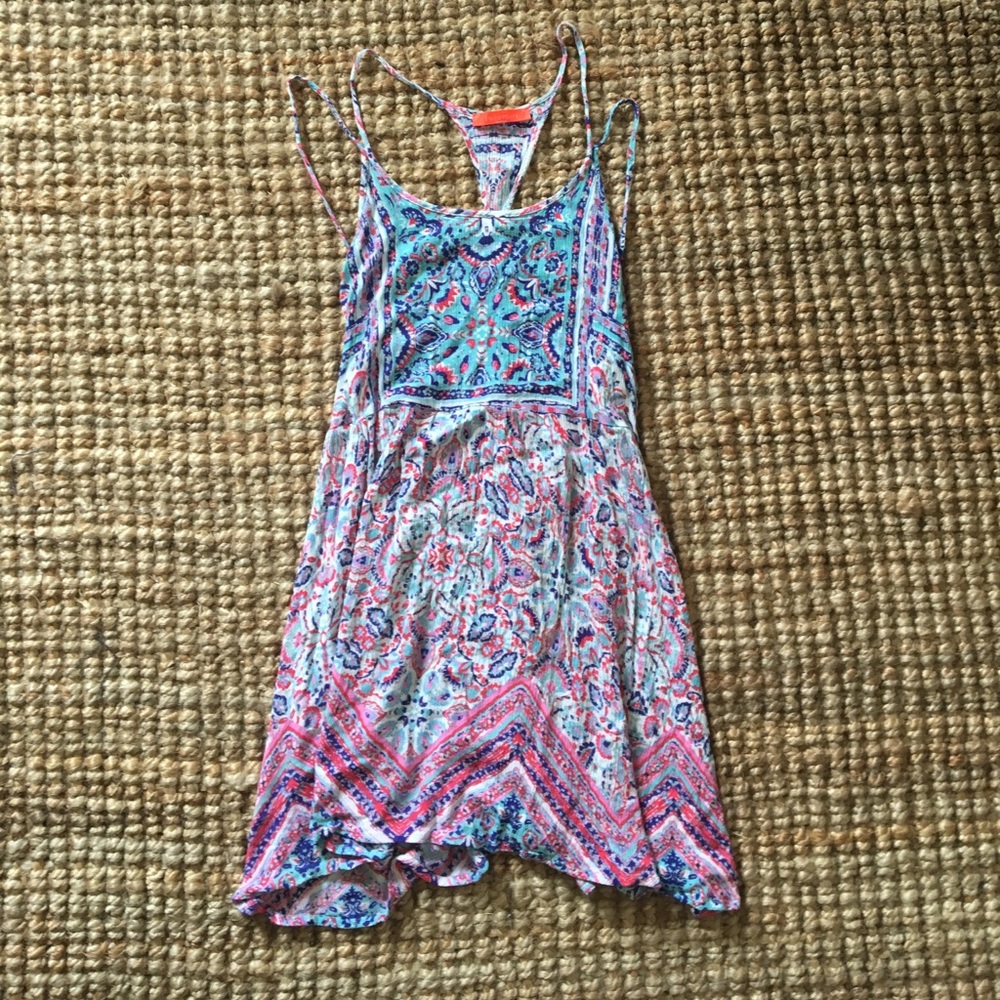 Blue/Pink/White Summer Dress