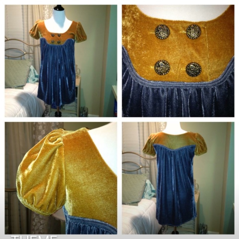 THEME velvety dress/tunic