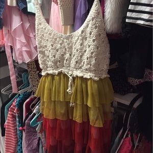 1X beautiful tiered dress